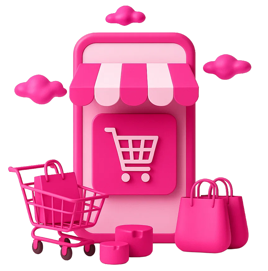 Mobile storefront illustration